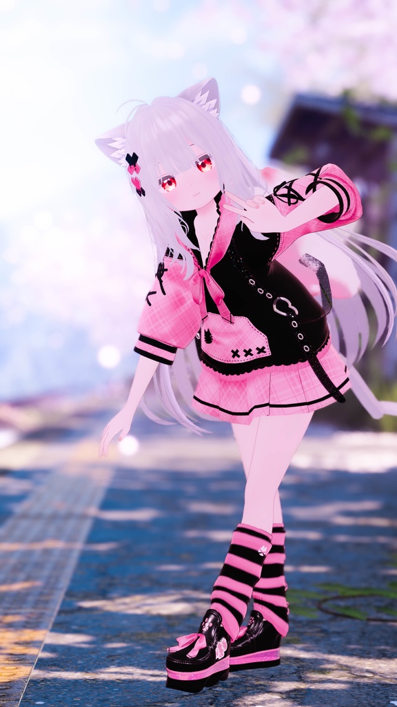 《30アバター対応衣装》ねこちるぱーかー!