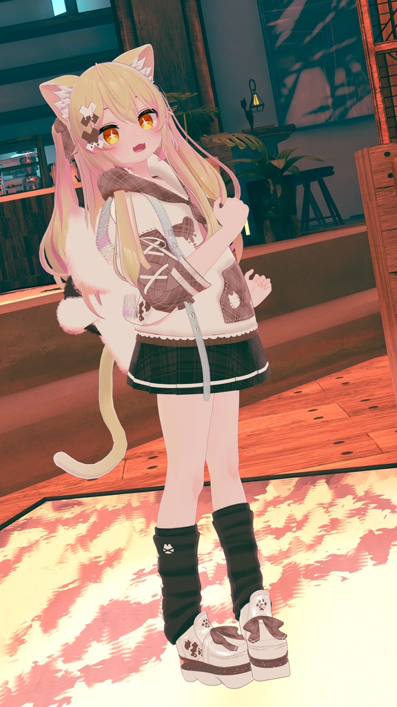 《30アバター対応衣装》ねこちるぱーかー!