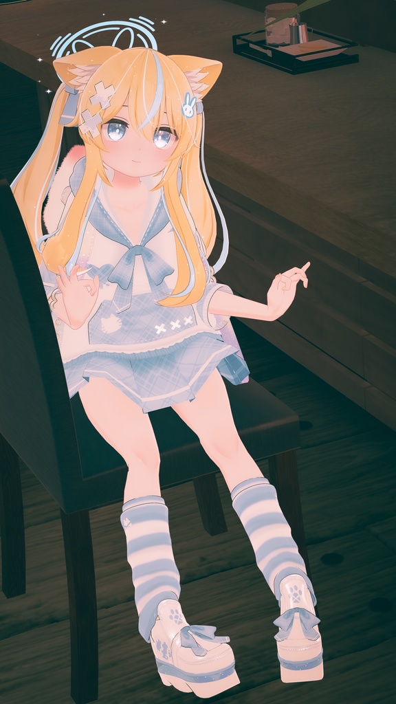 《30アバター対応衣装》ねこちるぱーかー!