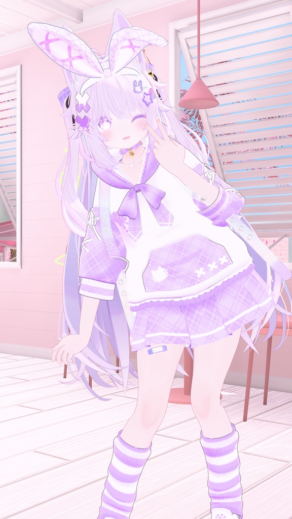 《30アバター対応衣装》ねこちるぱーかー!