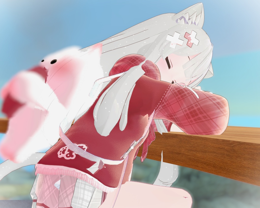 《30アバター対応衣装》ねこちるぱーかー!