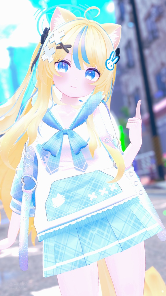 《30アバター対応衣装》ねこちるぱーかー!