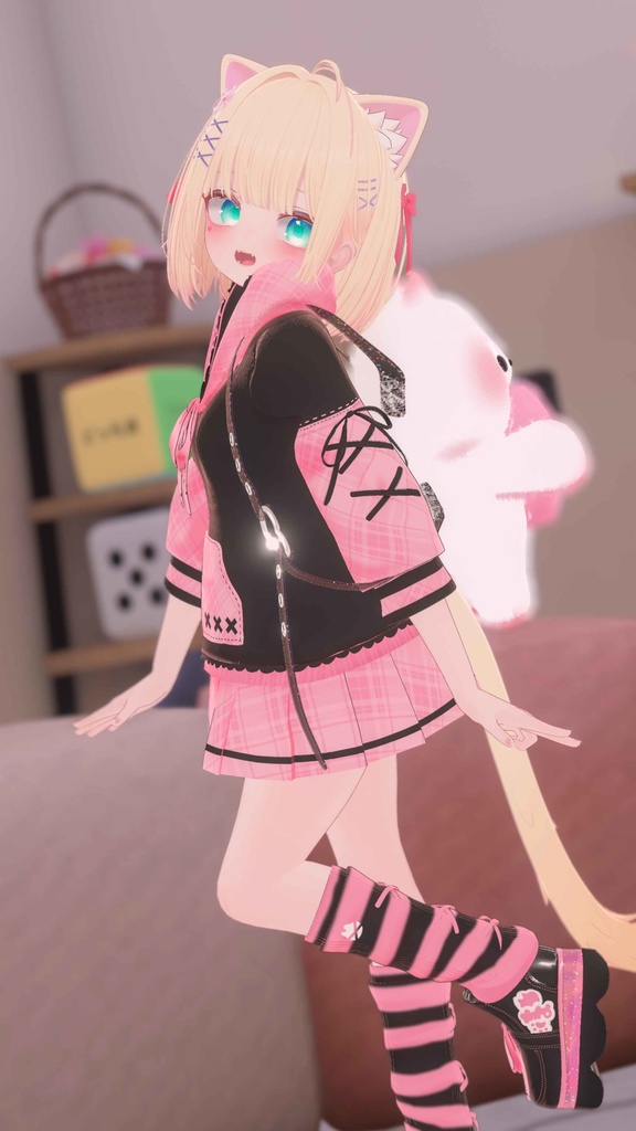 《30アバター対応衣装》ねこちるぱーかー!