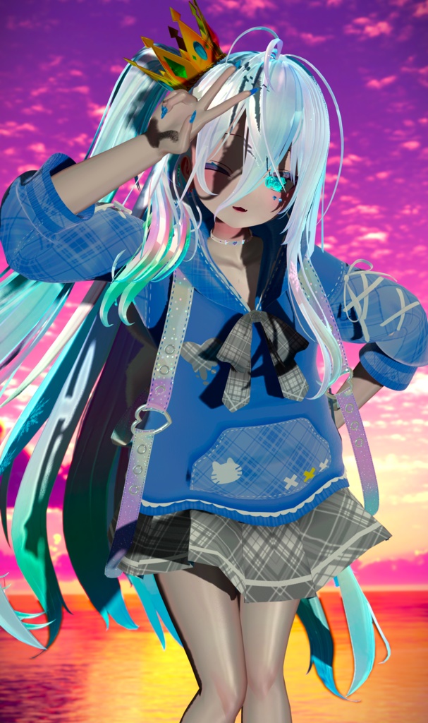 《30アバター対応衣装》ねこちるぱーかー!