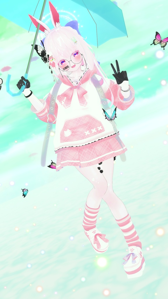 《30アバター対応衣装》ねこちるぱーかー!