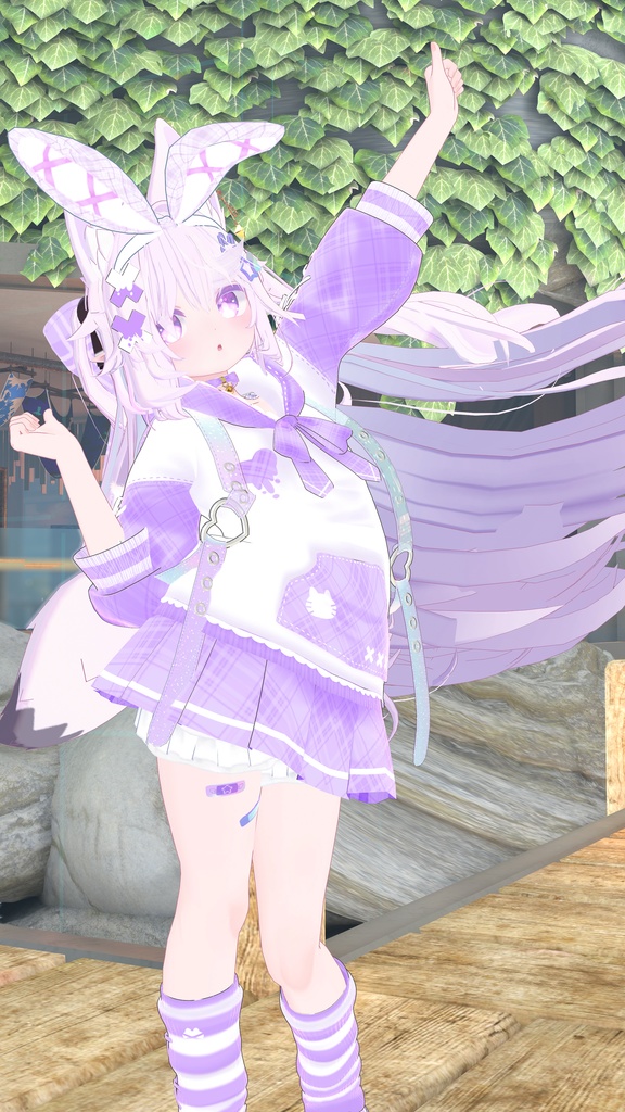 《30アバター対応衣装》ねこちるぱーかー!