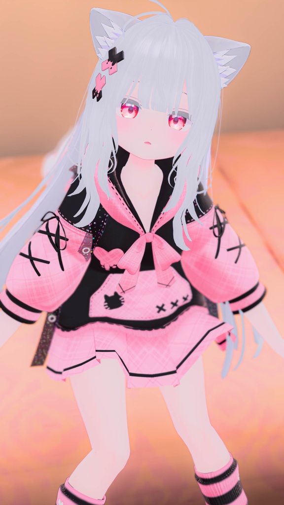 《30アバター対応衣装》ねこちるぱーかー!