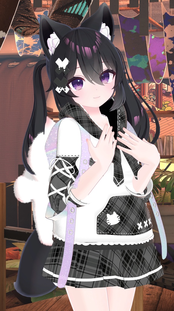 《30アバター対応衣装》ねこちるぱーかー!