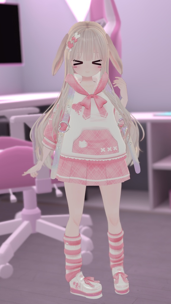 《30アバター対応衣装》ねこちるぱーかー!