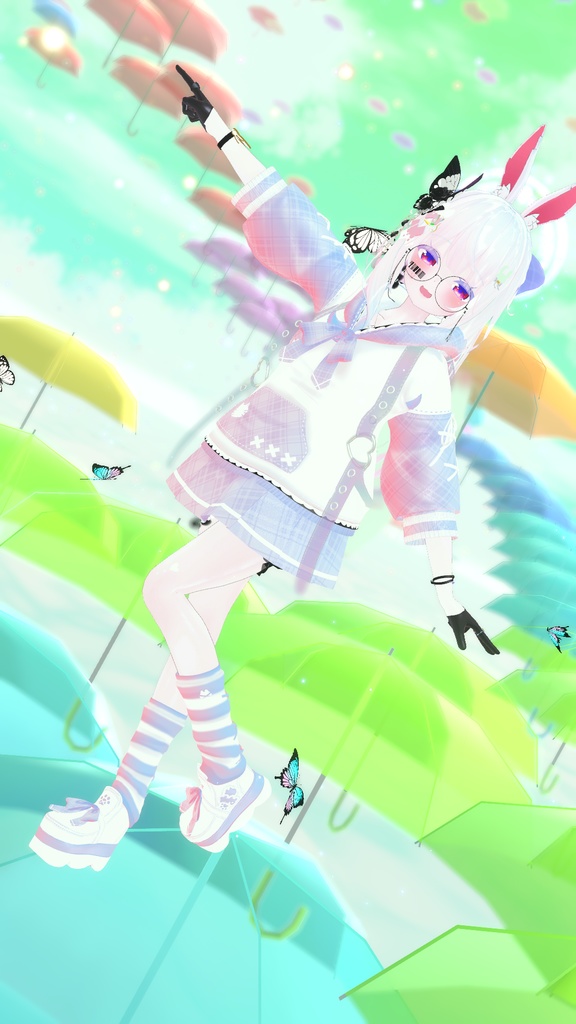 《30アバター対応衣装》ねこちるぱーかー!