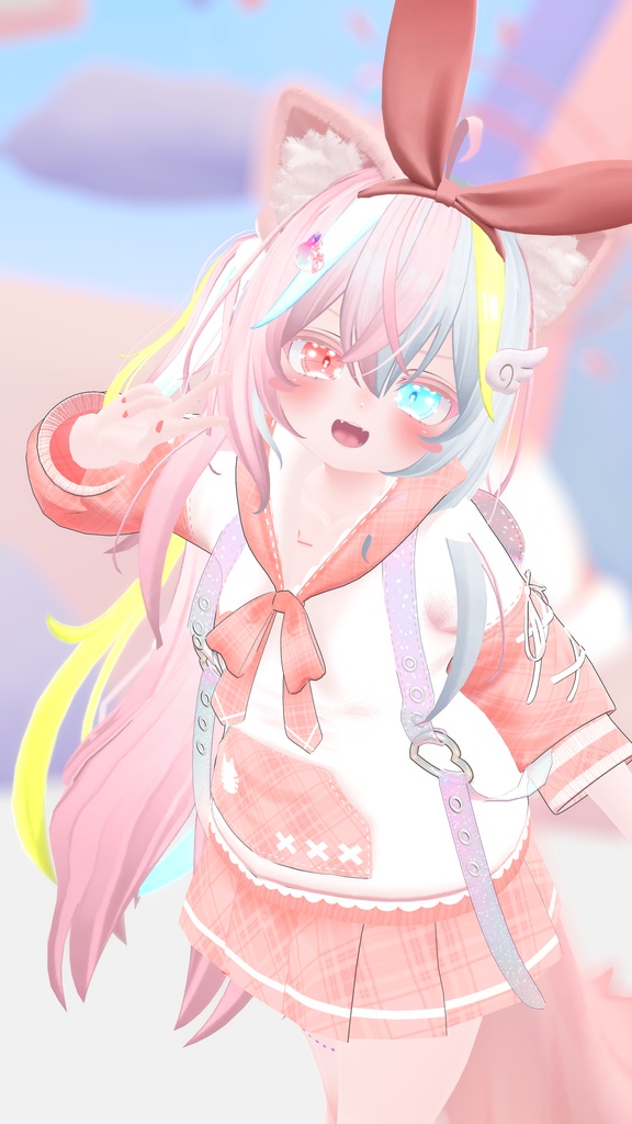 《30アバター対応衣装》ねこちるぱーかー!