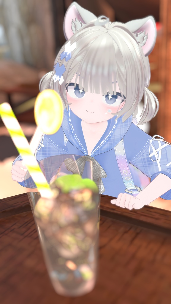 《30アバター対応衣装》ねこちるぱーかー!