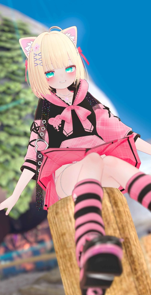 《30アバター対応衣装》ねこちるぱーかー!