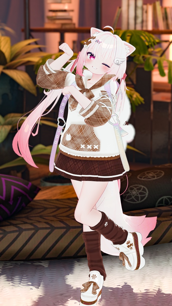 《30アバター対応衣装》ねこちるぱーかー!