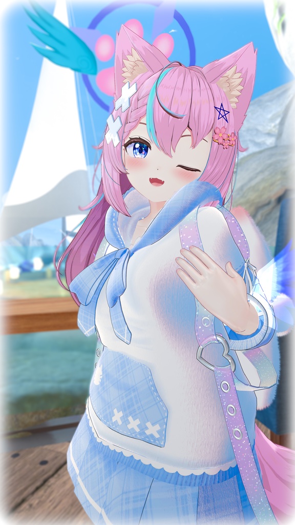 《30アバター対応衣装》ねこちるぱーかー!