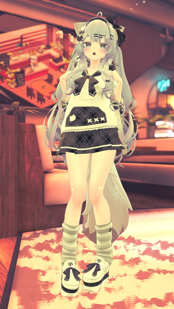 《30アバター対応衣装》ねこちるぱーかー!