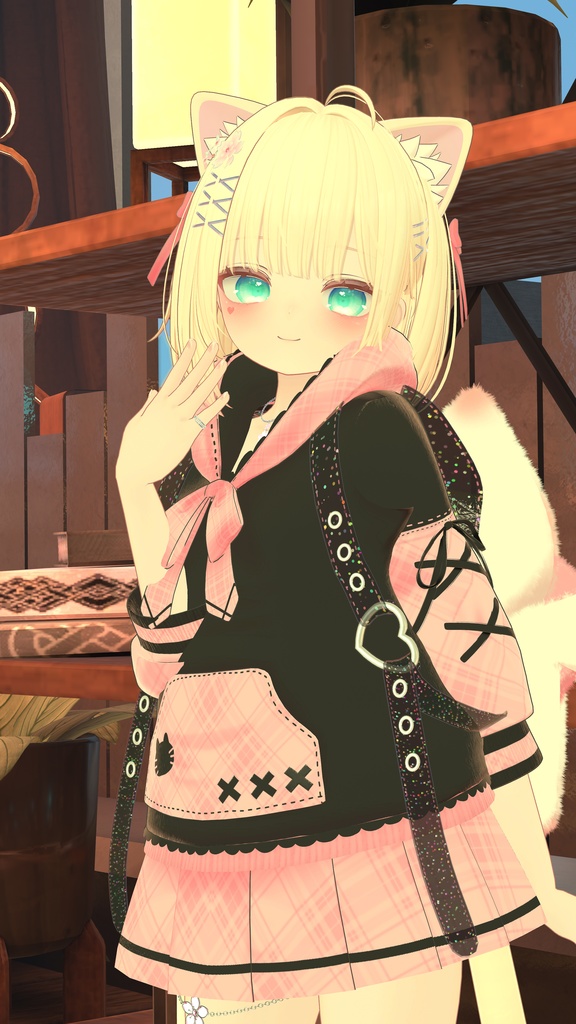 《30アバター対応衣装》ねこちるぱーかー!