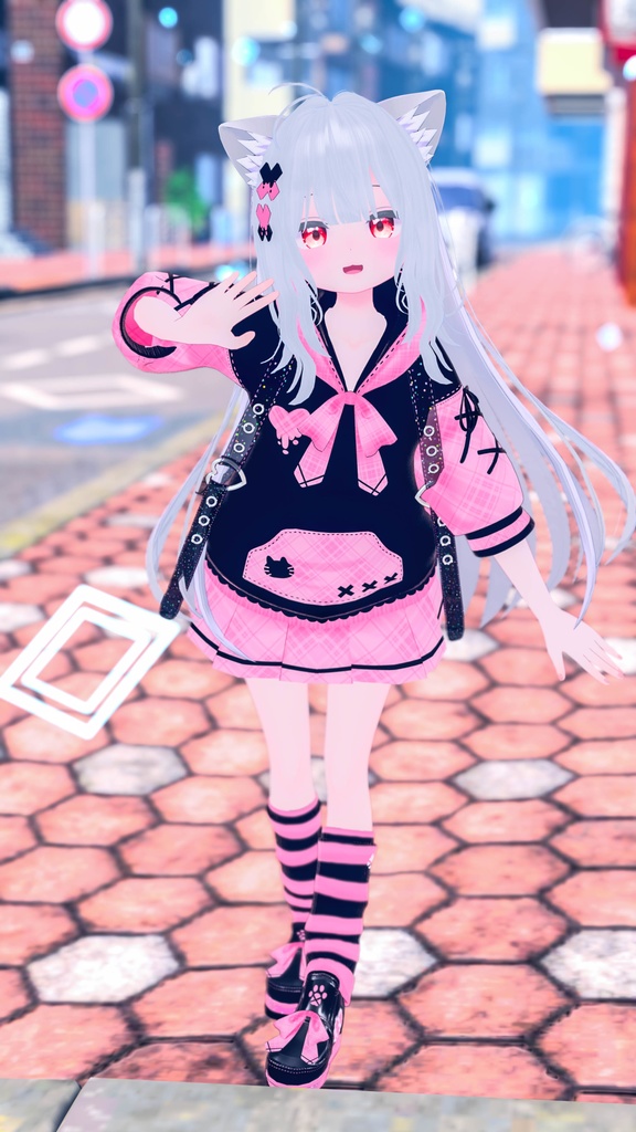 《30アバター対応衣装》ねこちるぱーかー!