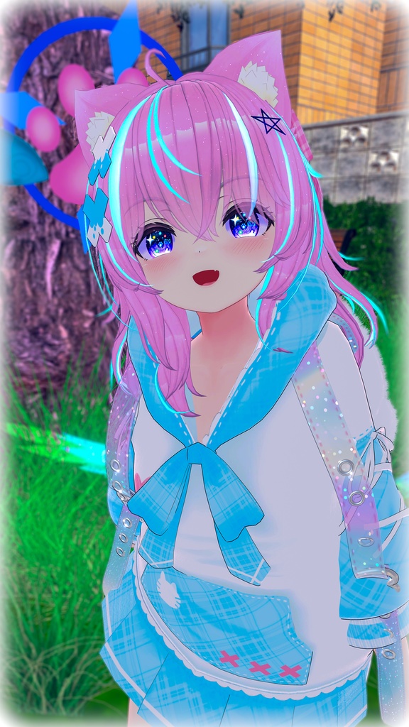 《30アバター対応衣装》ねこちるぱーかー!