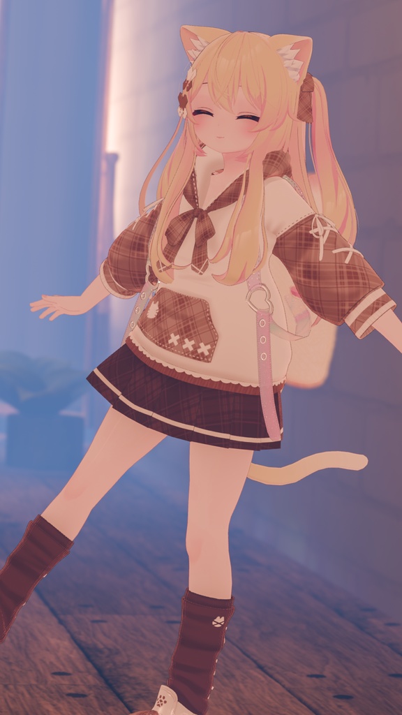 《30アバター対応衣装》ねこちるぱーかー!