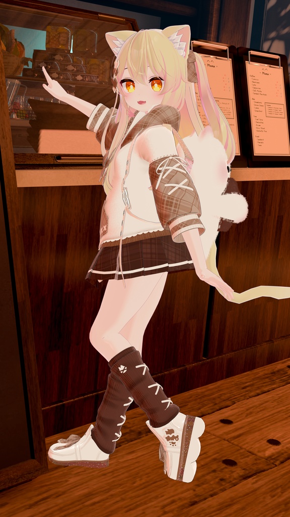 《30アバター対応衣装》ねこちるぱーかー!