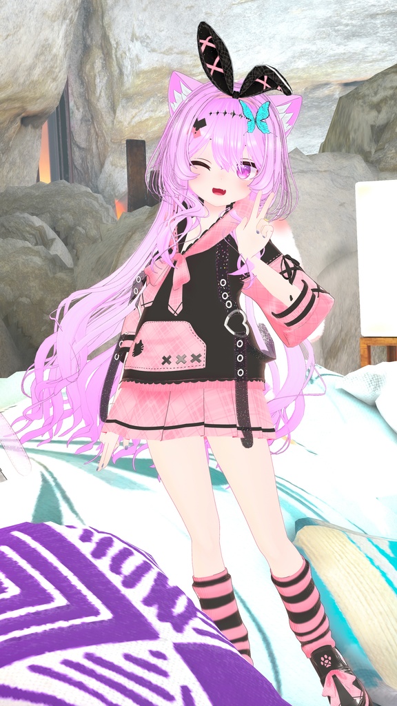 《30アバター対応衣装》ねこちるぱーかー!