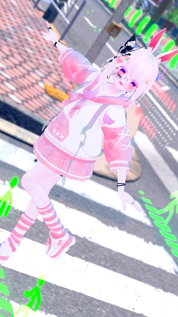 《30アバター対応衣装》ねこちるぱーかー!