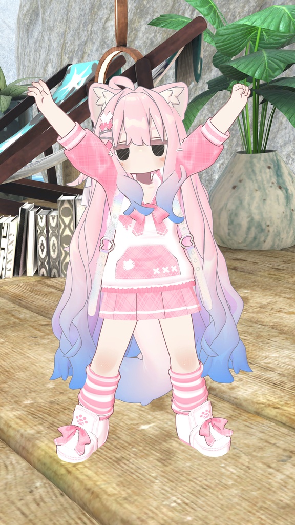 《30アバター対応衣装》ねこちるぱーかー!