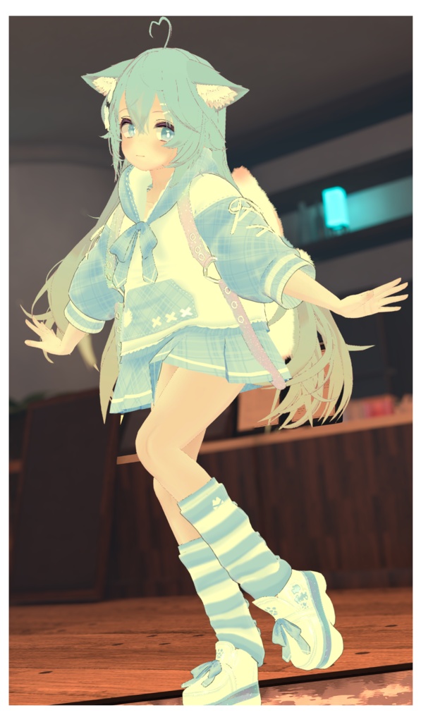 《30アバター対応衣装》ねこちるぱーかー!