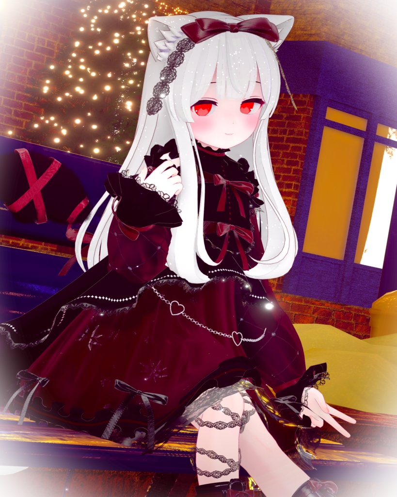 《41アバター対応衣装》ノクターンリボン