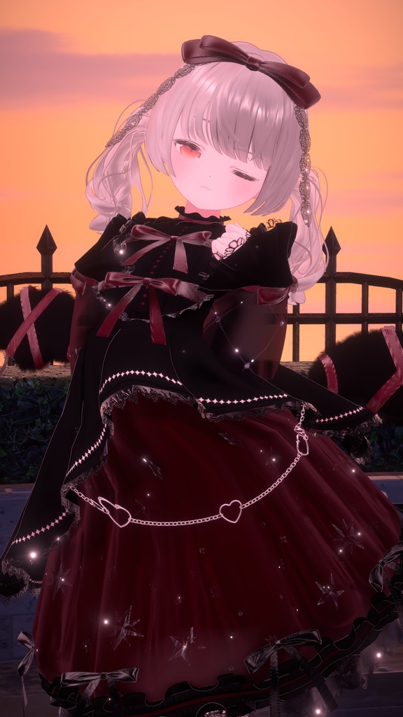 《41アバター対応衣装》ノクターンリボン