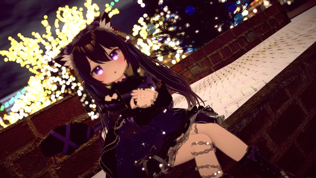 《41アバター対応衣装》ノクターンリボン