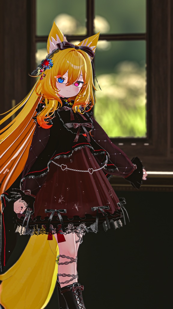 《41アバター対応衣装》ノクターンリボン