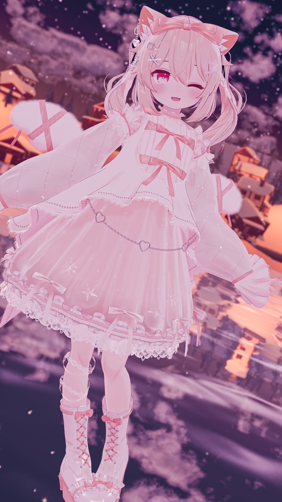 《41アバター対応衣装》ノクターンリボン