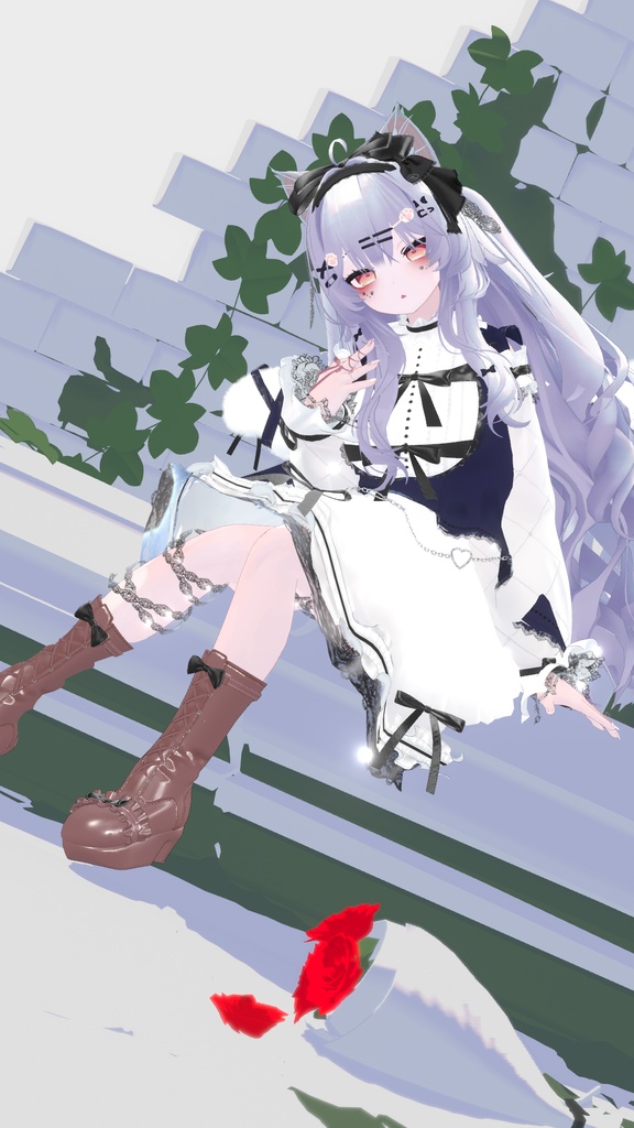 《41アバター対応衣装》ノクターンリボン