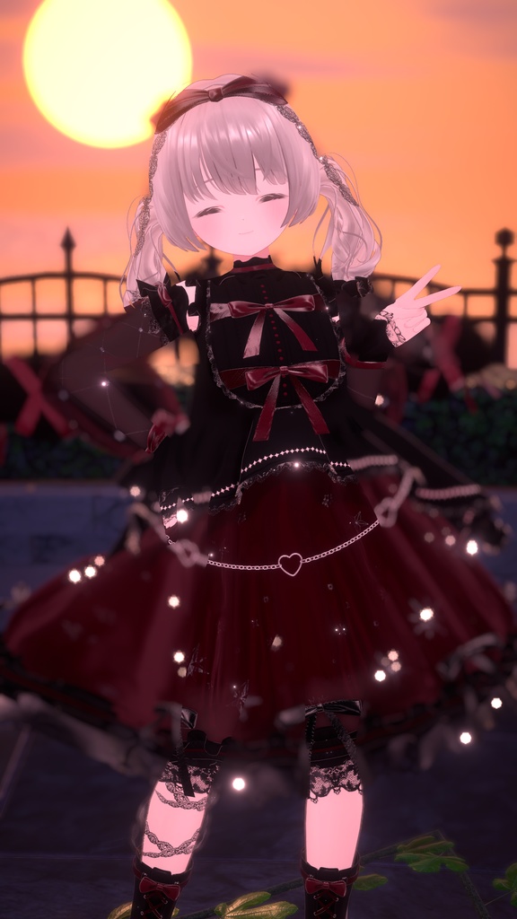 《41アバター対応衣装》ノクターンリボン