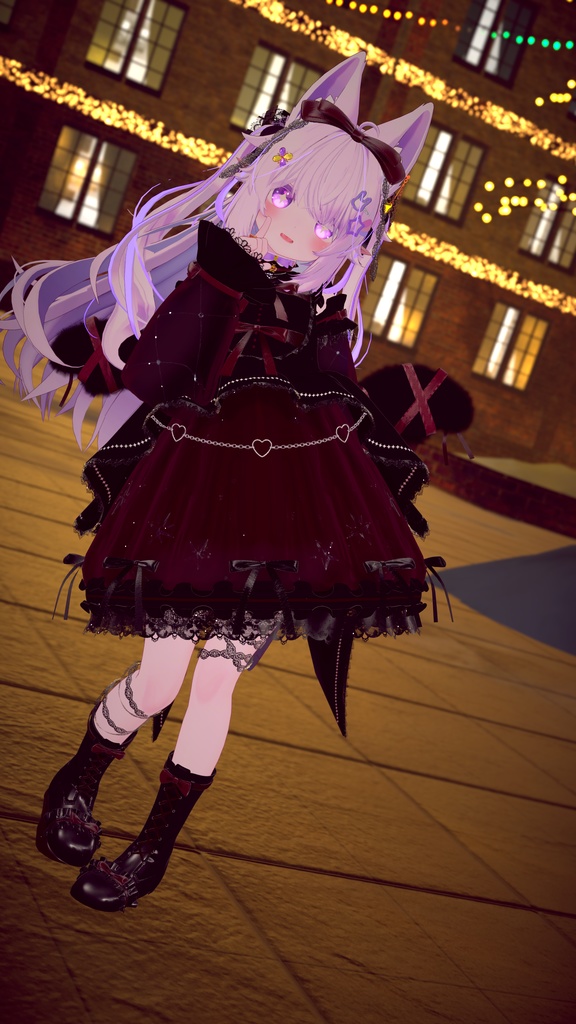 《41アバター対応衣装》ノクターンリボン