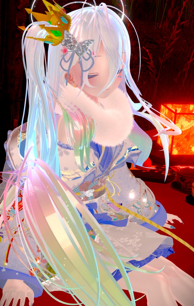 《43アバター対応衣装》桜花宵衣