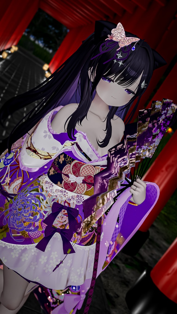 《43アバター対応衣装》桜花宵衣