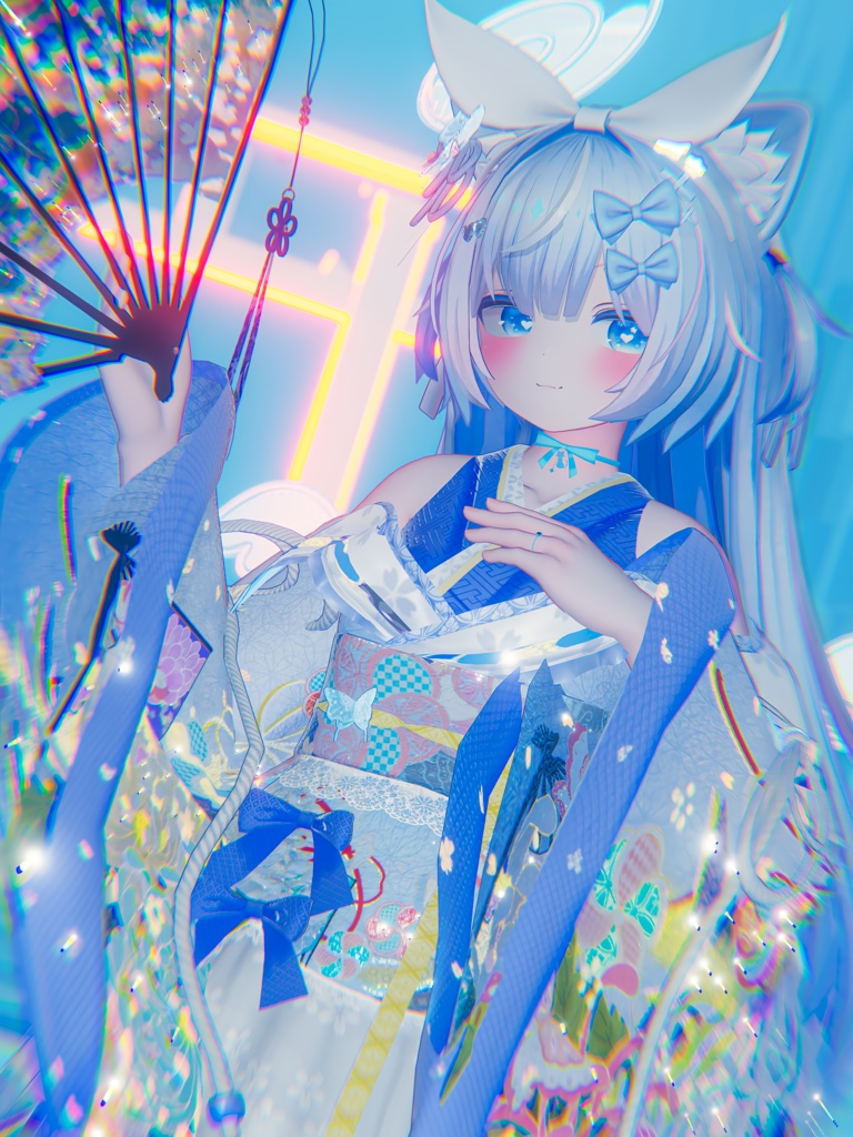 《43アバター対応衣装》桜花宵衣