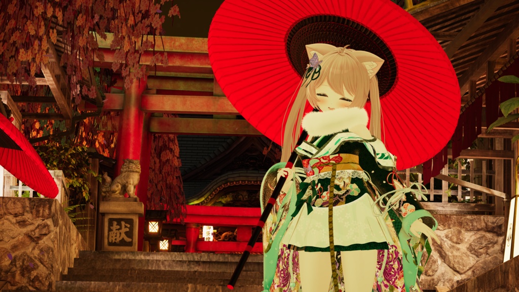 《43アバター対応衣装》桜花宵衣