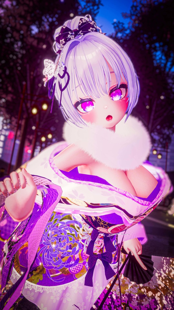 《43アバター対応衣装》桜花宵衣