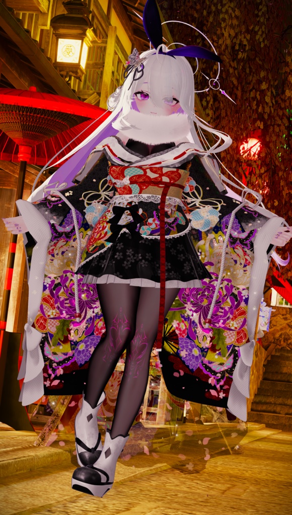 《43アバター対応衣装》桜花宵衣