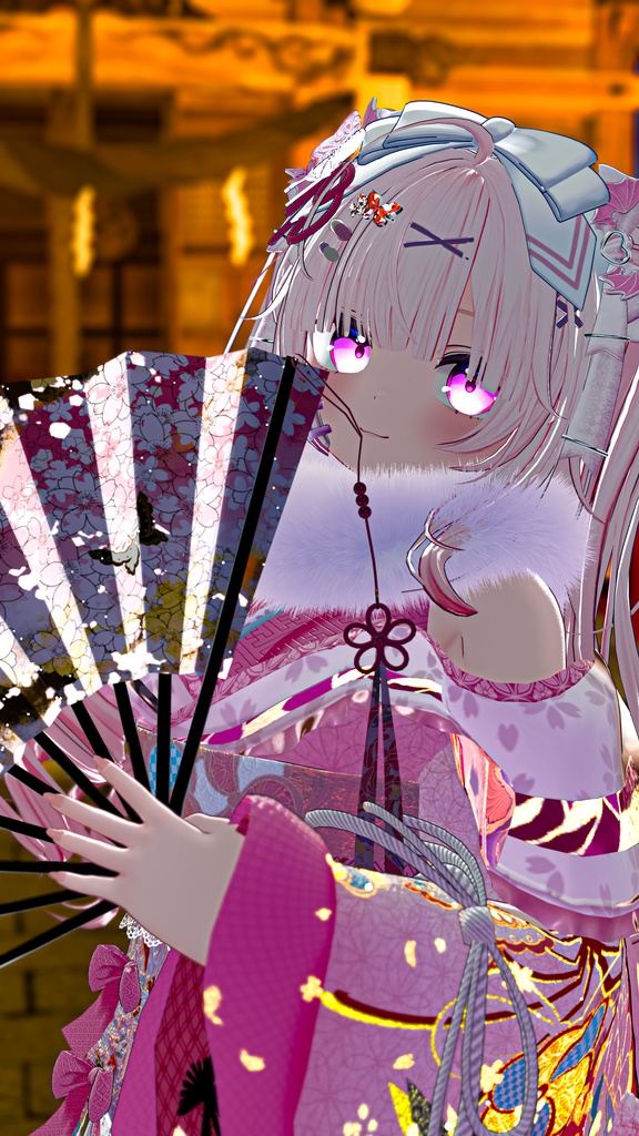 《43アバター対応衣装》桜花宵衣