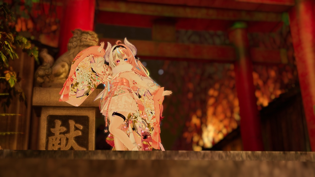 《43アバター対応衣装》桜花宵衣