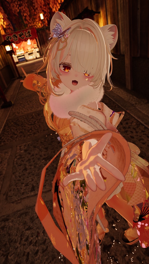 《43アバター対応衣装》桜花宵衣