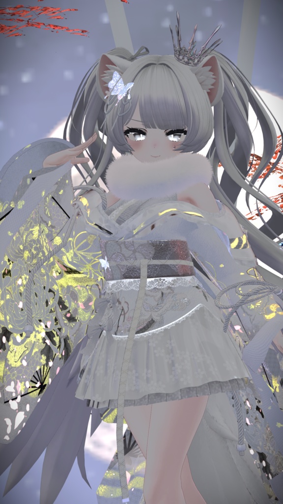 《43アバター対応衣装》桜花宵衣