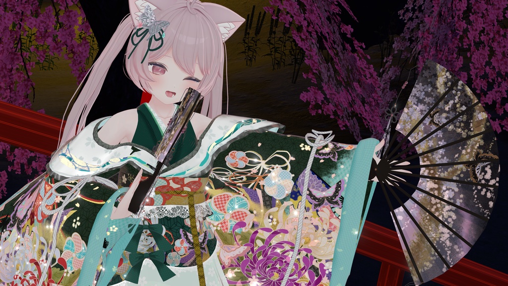 《43アバター対応衣装》桜花宵衣