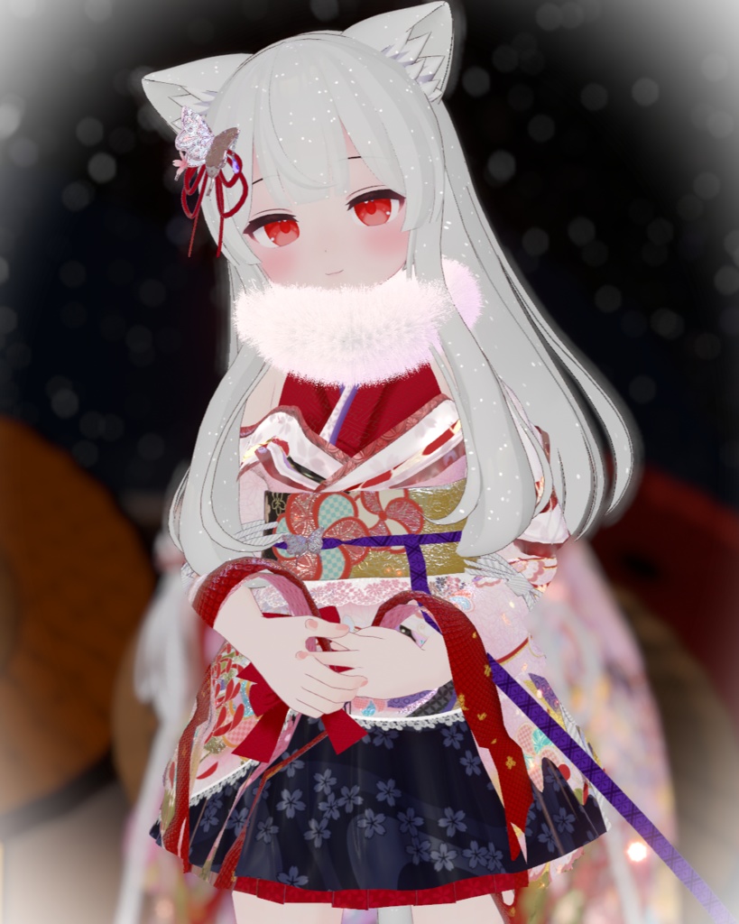 《43アバター対応衣装》桜花宵衣