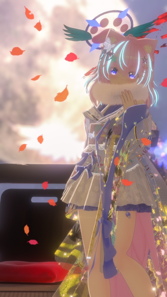 《43アバター対応衣装》桜花宵衣